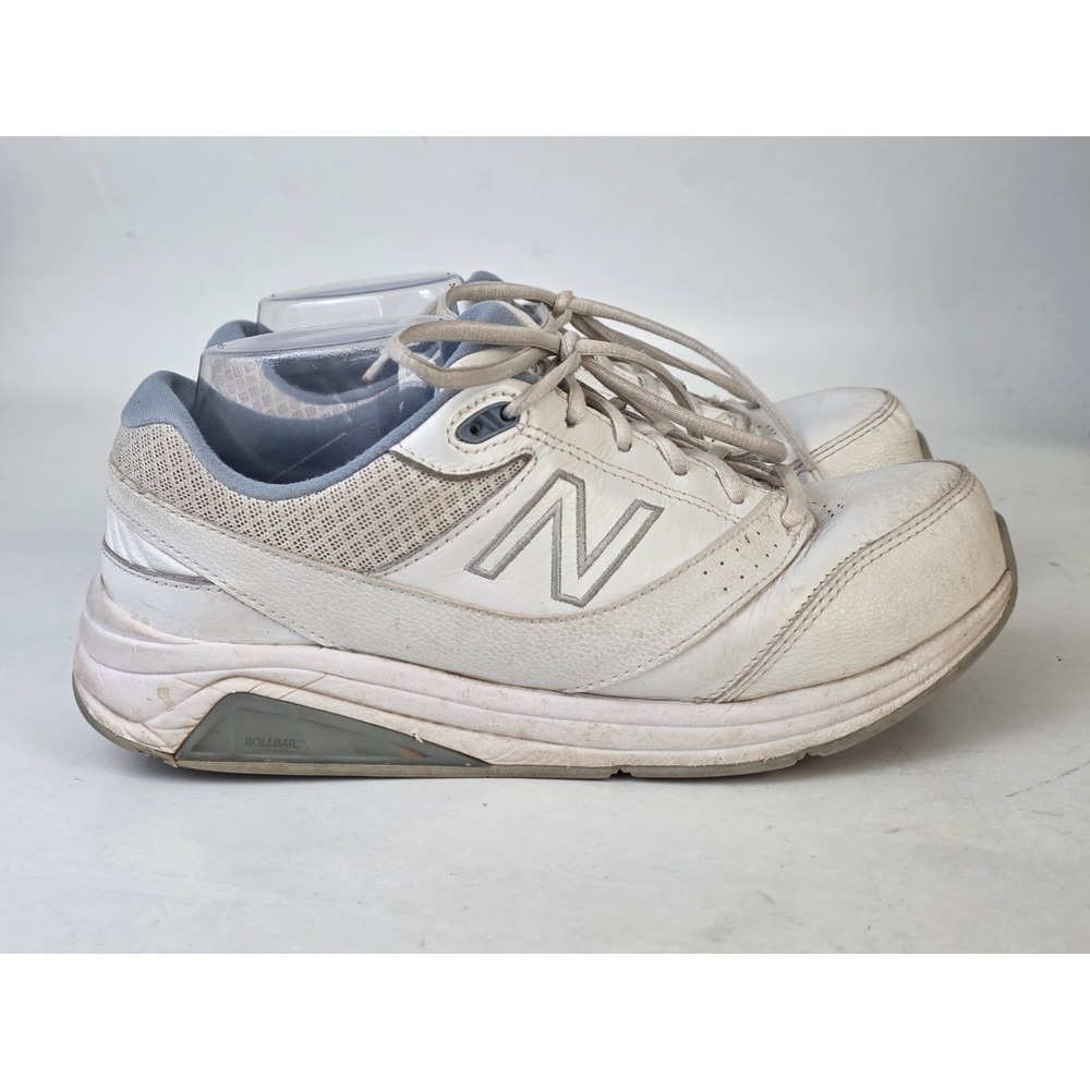 New Balance 928 v3 Women's Sneakers Size 9‎ D White Gray Leather Shoes WW928WB3